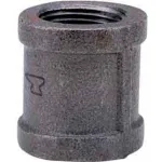Black Malleable Couplings