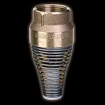 Brass Foot Valves With Rubber Poppets