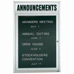 Indoor Non-Illuminated 1 Door Letter Boards