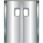 Aluminum Impact Traffic Doors