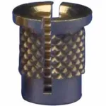 Brass Press Inserts - Flanged Reversed Slot