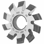Involute Gear Cutters w/ 20° Pressure Angle
