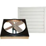 Whole Houses Fan with Shutter
