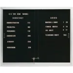 Indoor Non-Illuminated 2-3 Door Letter Boards