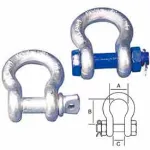 Peerless™ Peer-Lift Galvanized Anchor Shackles