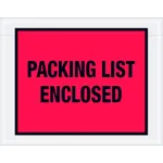 Packing List Enclosed Envelopes - Full Face