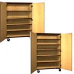 Mobile Wood Cabinets