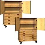Mobile Wood Combination Cabinets