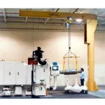 Free Standing Jib Cranes 1,000 Lb Capacity