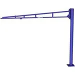 Light Duty Free Standing Jib Cranes 50 Lb to 250Lb Capacity