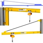 Gorbel® Wall Mounted Jib Cranes