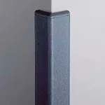 Pawling 90° Vinyl Corner Guards With Smaller 2" Wings & Recycled Vinyl Retainers