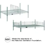Wire Shelving Ledges & Dividers