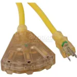 Multi Outlet Lighted End Extension Cords