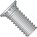 Self Clinching Stud 12 Rib Full Thread 300 Series Stainless Steel