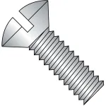 Slotted Oval Head Machine Screws