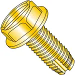 Slotted Indented Hex Washer Type 1 Thread Cutting Screws