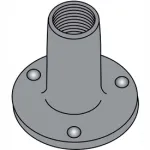 Weld Nuts with Round Base