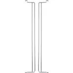 Stacking Ledges for Wire Mesh Bins