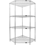 Quantum Chrome Corner Shelving Units