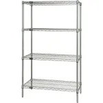 Quantum Chrome Wire Shelving Extra Deep Units