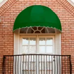 Fixed Fabric Dome & Crescent Awnings