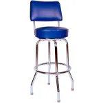 Cutout Back Counter Height Swivel Stools