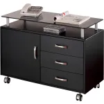 Glass Top Mobile File Cabinets