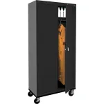 Commercial Duty Steel Mobile Wardrobe Cabinets