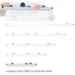 Blueprint Hanging Clamps
