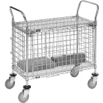 Nexel® Chrome Security Utility Carts