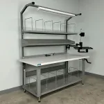 Stackbin Complete Adjustable Height Hand Crank Packing Workbenches