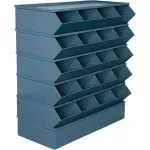 Stackbin® Steel Hopper Stack Bin Multi-Compartment Sectional Units