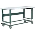 Stackbin Hand Crank Adjustable Height Mobile Workbenches