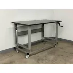 Stackbin Hand Crank Adjustable Height Mobile Workbenches