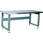 Stackbin Electric Adjustable Height Stainless Steel Top Workbenches