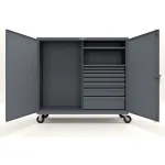 Extra Heavy Duty Steel Mobile Cabinets with Drawers