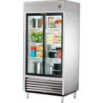 2 Section Glass Door Refrigerators