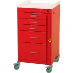 Emergency Carts with 3 - 5 Drawers