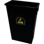 Static Dissipative Plastic Trash Cans