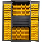 Heavy Duty Configurable Bin Cabinets with Electronic Lock and Drawers