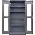 Heavy Duty Steel Configurable Clear View Cabinets