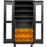 Heavy Duty Steel Configurable Mobile Charging Cabinets 