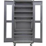 Heavy Duty Steel Clear View Configurable Mobile Charging Cabinets