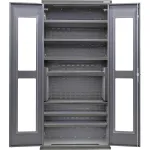 Heavy Duty Steel Clear View Configurable Charging Cabinets