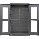 Heavy Duty Steel Configurable Combination Clear View Cabinets