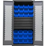 Heavy Duty Configurable Ventilated Bin Cabinets with Drawers