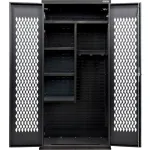 Heavy Duty Configurable Ventilated Janitorial Cabinets with Power