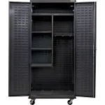 Heavy Duty Configurable Mobile Janitorial Cabinets with Power