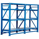 Vestil Extra Heavy Duty Roll-Out Open Steel Shelving
